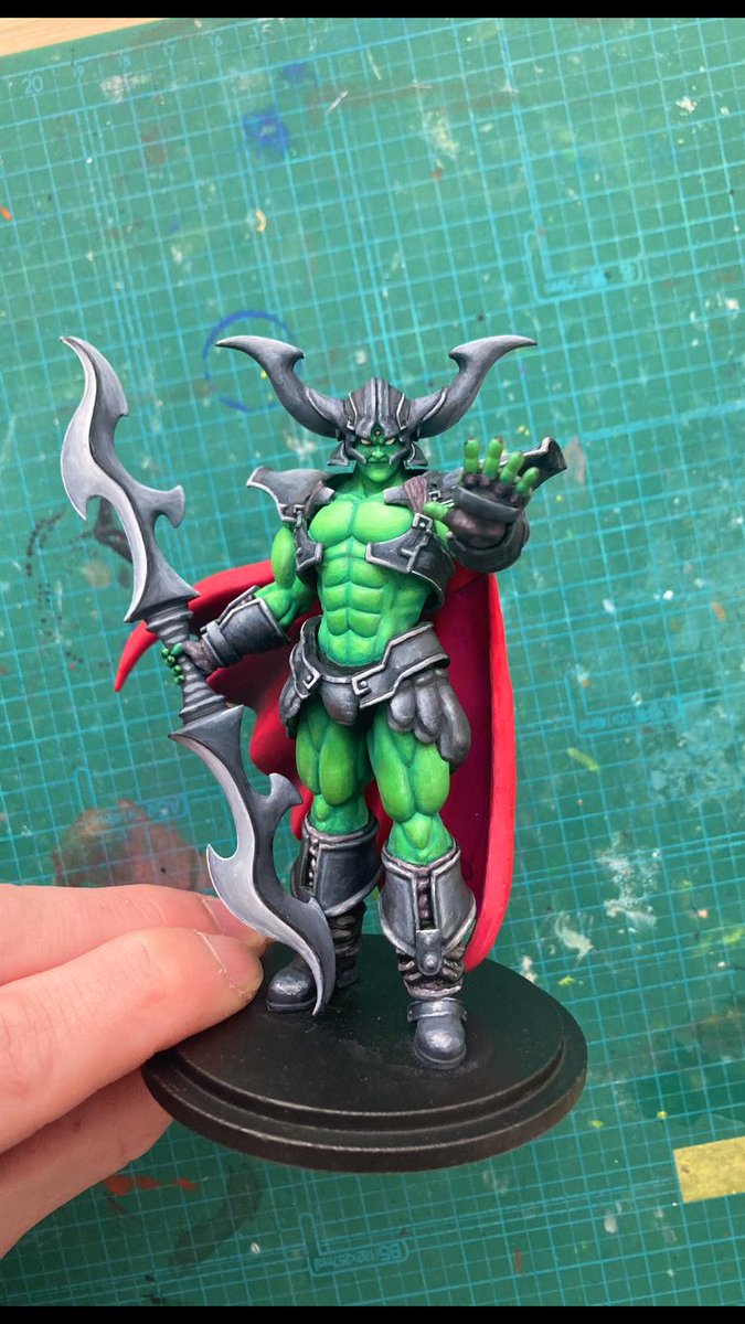 3Dプリンターで作った サタンジェネラル 完成！ デュランの予定でした