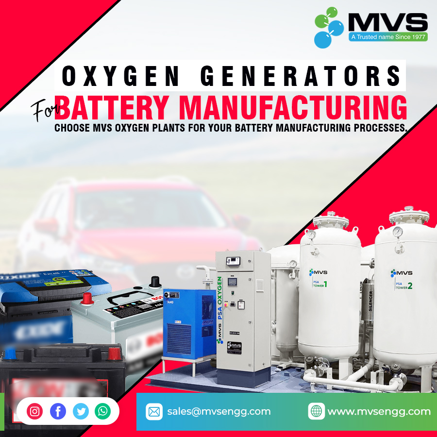 The endless #applications of #Oxygen in #industrialprocesses include their vital role in #batterymanufacture. Gas plays a significant role in manufacturing #metalair and #Leadbatteries.
