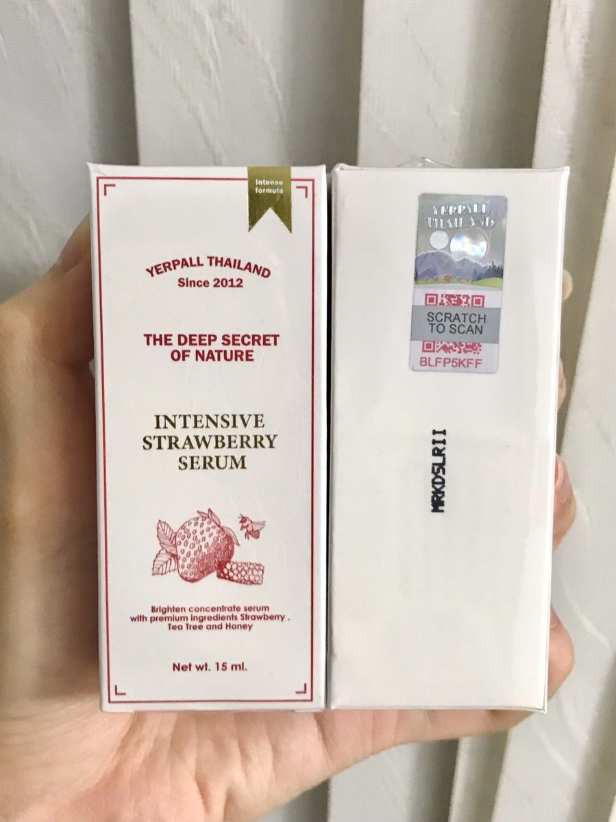luvmeluvmey's tweet photo. เซรั่มสตอ 210฿ 210฿ 210฿ 🍓💘✨
🍒 Lot QR Code ใหม่! 
⚡️ ส่งฟรี Best Express 
#เซรั่มสตอ #เยอเพล #yerpall https://t.co/0Mra34OsMx