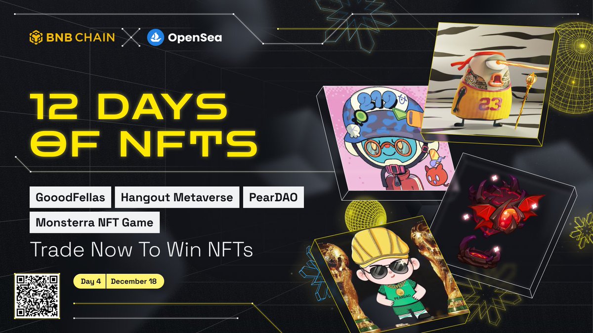 ZhenSignals's tweet photo. 👻We giveaway 100 NFT WLs to celebrate Hangout NFT Day on #12daysofNFTs with @bnbchain and @opensea. Please check if you're on the list below.👇
🪐https://t.co/boeR4j8Qao
🪂Join our discord server, and open a ticket to redeem your prize.
#BNBChain #opensea #Giveaways https://t.co/QYS6K0klWy