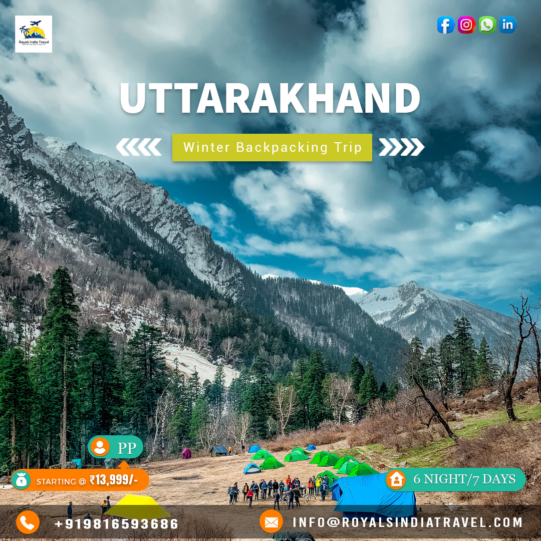 Welcome to Uttarakhand with the best packages by Royals India Travels. Enjoy and explore the spiritual land with traditional culture and food at the best price. #Holidays #snowyday #travelblogger #uttrakhandtourism #uttrakhand_beauty #uttrakhandculture #uttrakhandflood