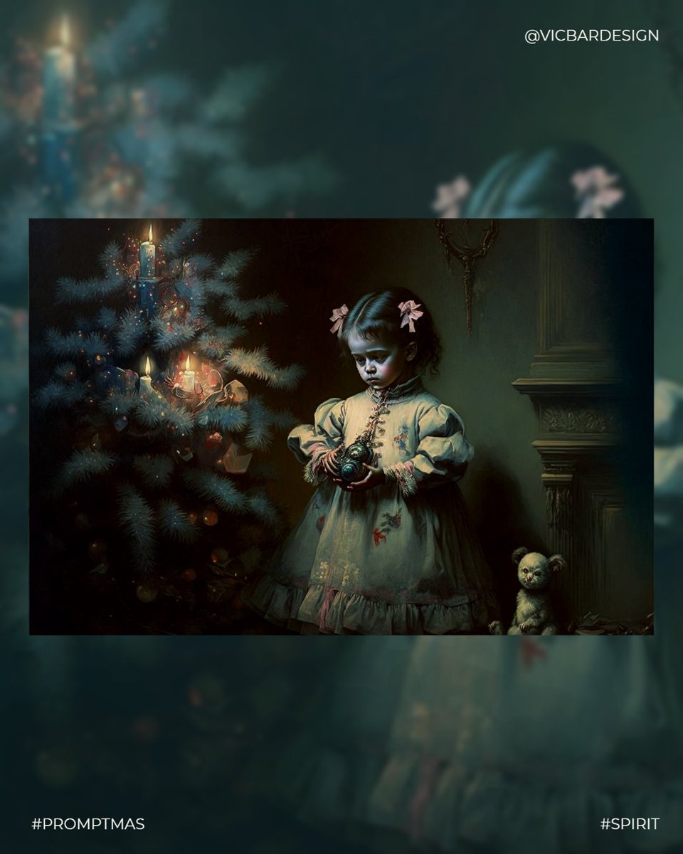 LoudRedNoise's tweet photo. The ghosts of our past, always return for the holidays.

PROMPTMAS Day 20: SPIRIT

#PROMPTMAS #AICC_IO #AICCCREATORS #vicbardesign #artificialinspiration #midjourney #aiart #spirit #surreal #adobeexpress #christmaspast #aiartist #ghosts #spiritofchristmas #lettinggo https://t.co/uTtP58nKbk