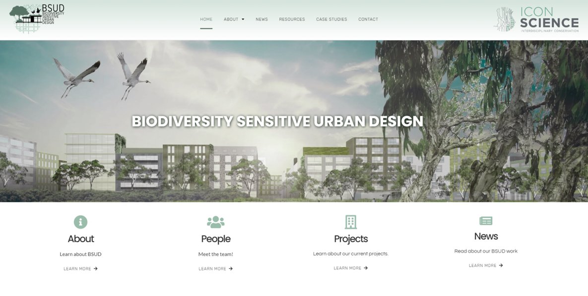 BioUrbanDesign's tweet image. We are excited to share our brand new Biodiversity Sensitive Urban Design webpage!
bsud.org.au
It&apos;s the go-to place for you to get updates from our team, learn about the different projects we are working on and find lots of #BSUD resources.