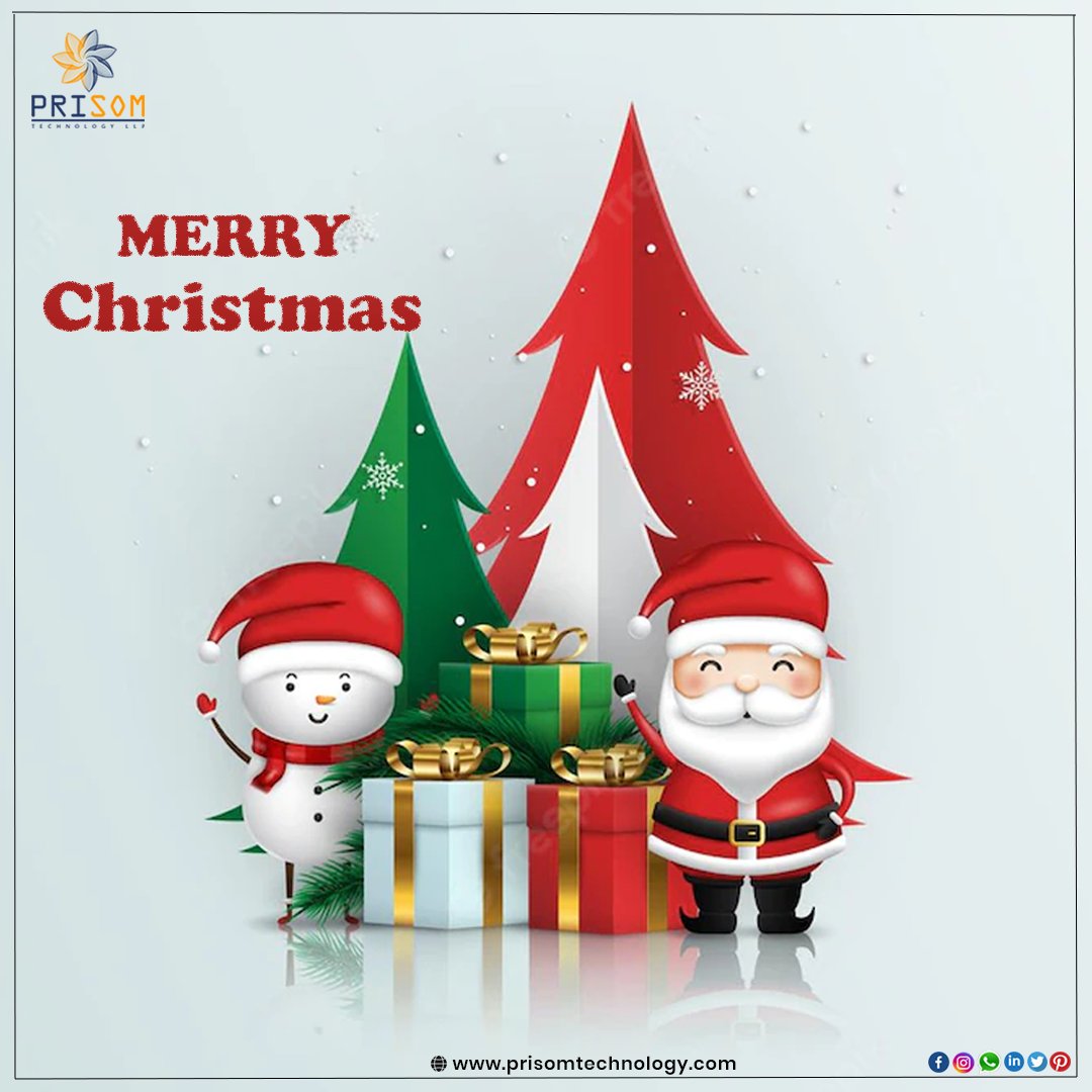 May this festive Christmas season brings all the success for you. May you achieve what you aimed for in life. Merry Christmas!
#happychristmas #christmas #merrychristmas #christmastree #christmasdecorations #santaclaus #prisom #prisomtechnologyllp #softwarecompany #india