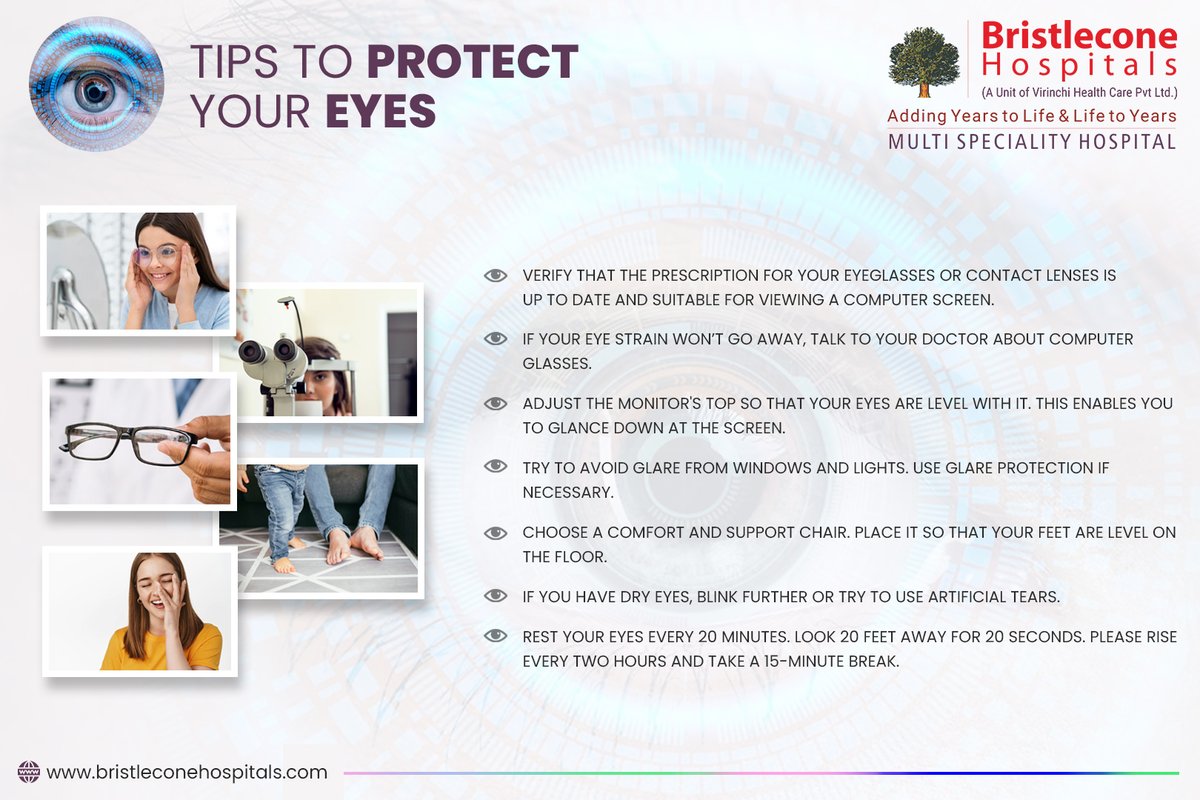 BHayathnagar's tweet photo. Tips to protect your eyes

#eyehealth #eyecare #vision #optometry #eyes #eyedoctor #optometrist #ophthalmology #glasses #eye #optician #ContactLenses #ophthalmologist #eyesurgery #optical #eyeglasses #contactlenses #doctor #eyesight #visioncare #eyecaretips #retina #eyesurgeon https://t.co/XHAfPkvDo8