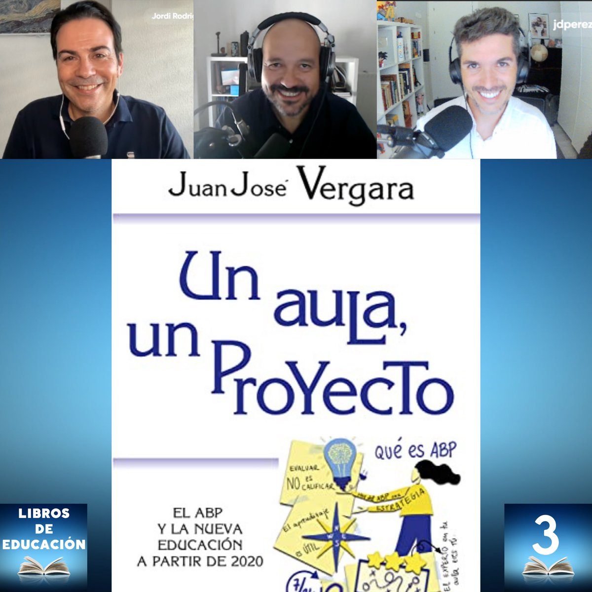 🔥 EPISODIO 3 PUBLICADO 🔥 
En este episodio analizamos un libro imprescindible: Un aula, un proyecto de <a href="/juanjovergara/">juanjovergara</a> 
Escúchalo en cualquier aplicación de podcasts 🎙️ 🎧