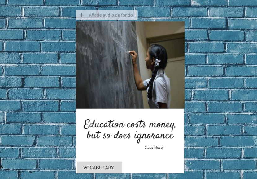blogdecristina's tweet photo. Interactive posters with @genially_es 
Once they've established where they stand,click on the interactive button on the poster, displaying suggested vocabulary they can use when presenting their point of view.  Repeat procedure 
https://t.co/QQm63aYO9G https://t.co/ZPQwNSRRvs