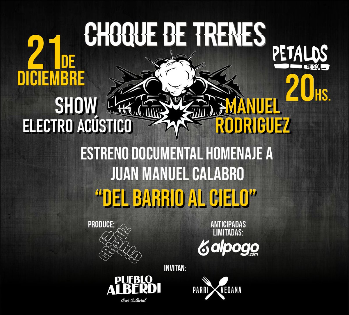 chuecomalpaso's tweet photo. Esta noche. 
@petalosdesol
Últimas anticipadas 
@alpogotickets https://t.co/1ADfBJdoOK