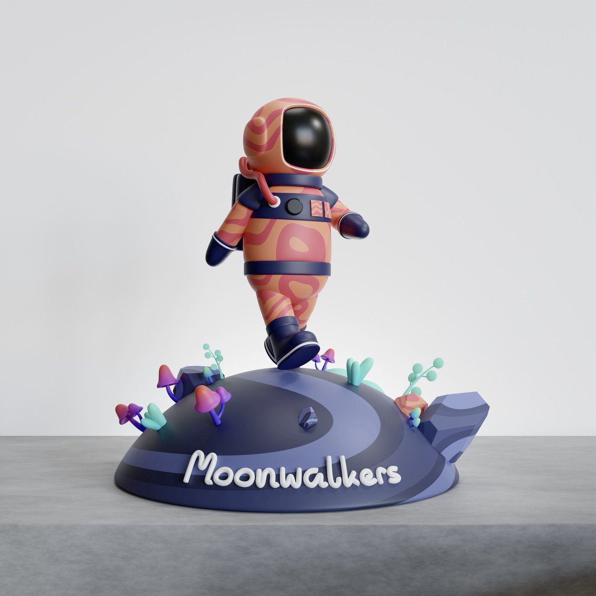 While the Moonwalkers auction is going I’ve been brainstorming for all the possibilities with 3D art.

3D prints is something that I’d love to implement in the future with the series. Wdyt?👀

* 8 hours left for the auction
Winning bid: 9 SOL by <a href="/CryptoKid1981/">CryptoKid</a>!

Link below ⬇️
