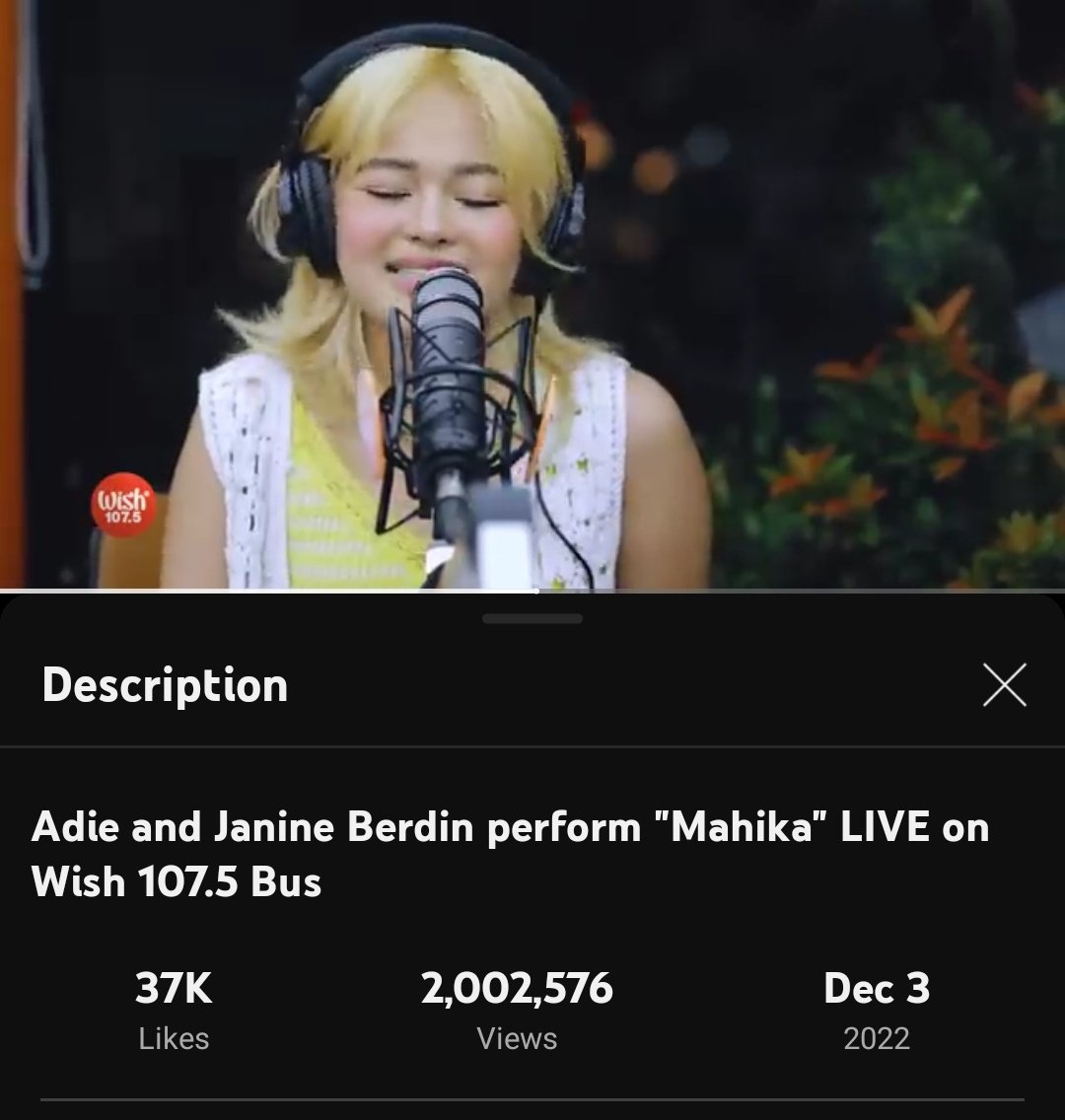 Happy 2M+ views to #Adie &amp; #JanineBerdin's Mahika Wish Bus performance 🥳