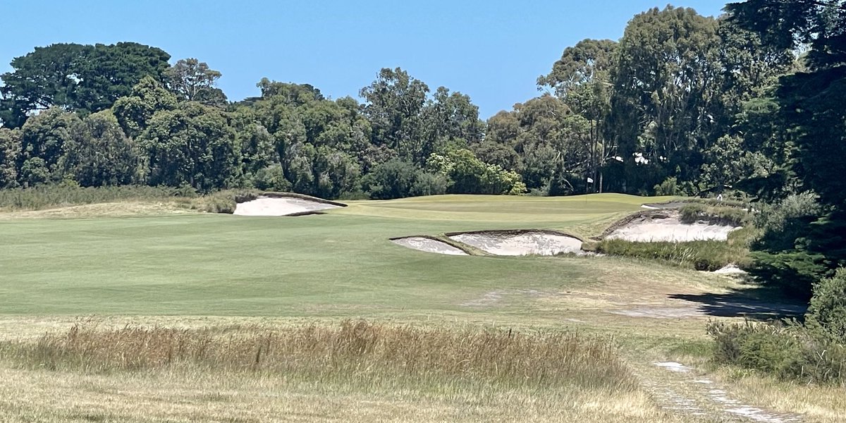 Great Golf Holes ⛳️ on Twitter "4th Hole, Royal Melbourne Golf Club
