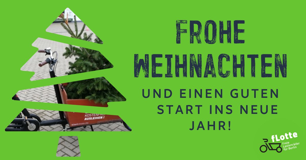 🎄Das Team der fLotte Berlin wünscht euch schöne Weihnachtsfeiertage sowie einen guten Start ins neue Jahr!🎄