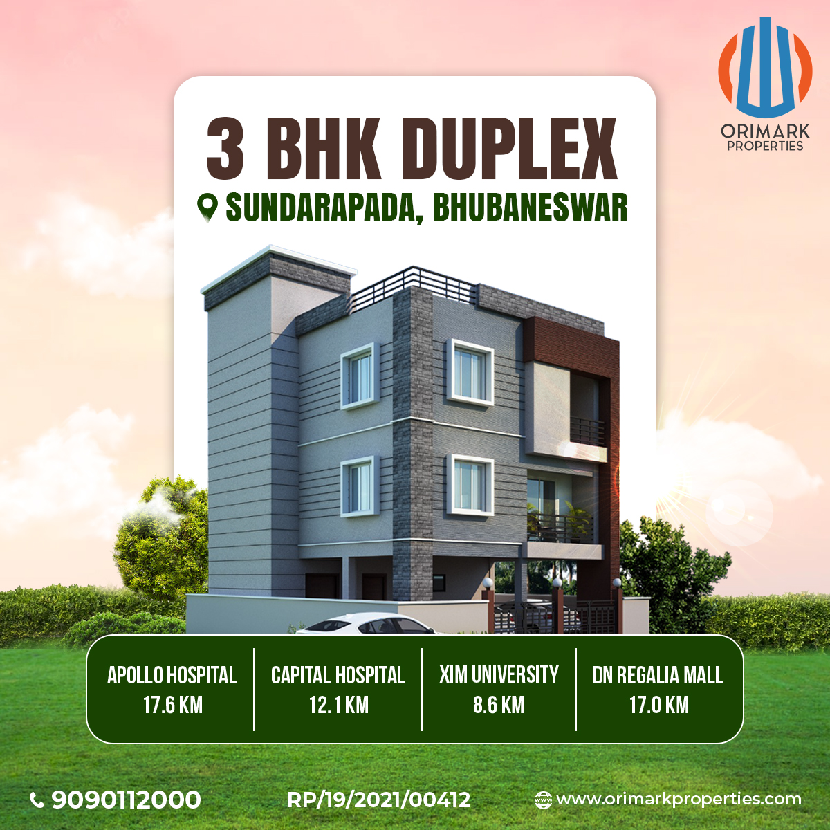 orimarkproperty's tweet photo. A new #3BHKduplex with the perfect combination of contemporary architecture & features to provide comfortable living can be yours. It is located @ #Sundarapada, on the highway with proper connectivity to Bhubaneswar Airport, Railway station & Hospital nearby.
Call us @ 9090112000 https://t.co/KgpeXw3t8w