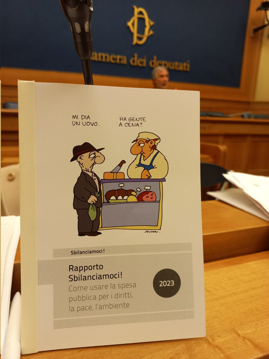 Oggi presentiamo il rapporto @sbilanciamoci la legge di Bilancio 2023 della società civile x usare la spesa pubblica per i diritti, la pace, l'ambiente <a href="/Legambiente/">Legambiente</a>