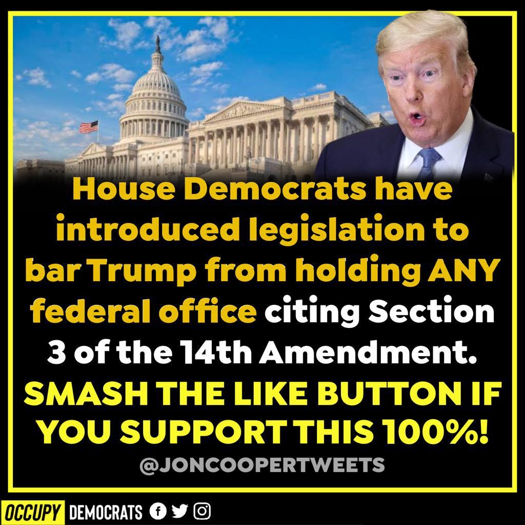 WEDNESDAY DEMOCRATIC MEET UP!

Make new friends and keep building the 🌊 blue wave🌊 to protect our democracy from the treasonous GQP
❤️ 🔄 💬 👣 to unite all democrats in this thread
👣👣 back to grow your voices

#UnitedBlue2024
#ArrestTheMotherfucker
#IndictTrumpNow