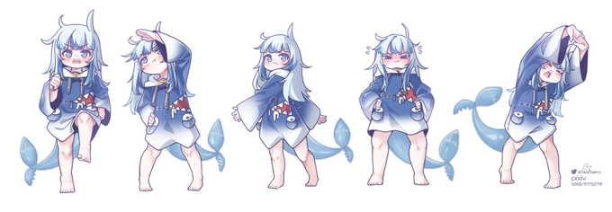 #gawrt shark morning exercise 