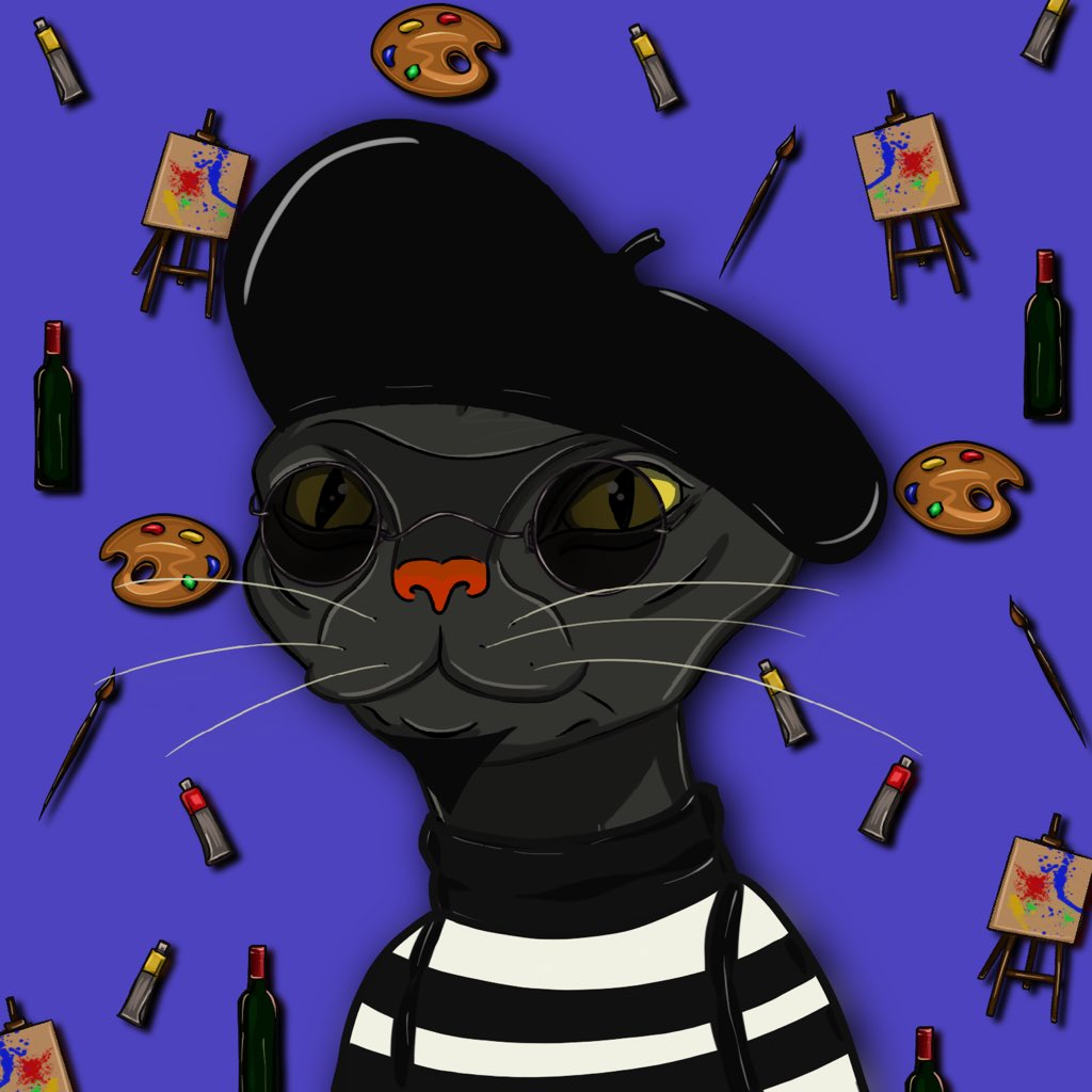 Hey 👋🏼 

I want to remind you of cats that have not yet found an owner, but are looking forward to it! 
Mikey is a movie lover
Hugh is a book cat
Daisy gives love
Harry creator of cat masterpieces

0.02 ETH /5edition  

They are waiting for you

Links ⤵️

#NFTshill #NFTs #NFTFam