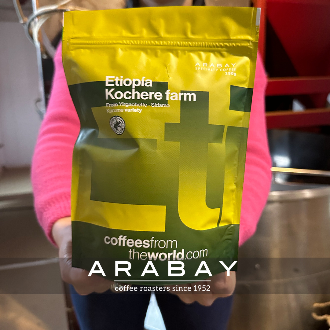 📣 #cafedelasemana 
Hemos tostado este #Etiopía como #elcafédelasemana 

🌎 Origen: #Etiopia 
🌎 Región: Yirgacheffe - Sidamo
🏡 Finca: Kochere
🌱Proceso: Lavado
⛰️ Altitud: 1.770 - 2.100 metros
🌱 Variedad: #Kurume