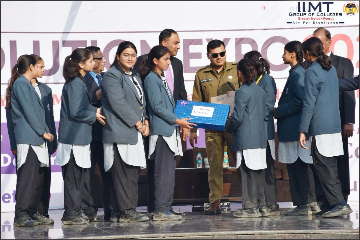 iimtnoida's tweet photo. Valedictory Session of 'IIMT EVOLUTION EXPO-2022' The Chief Guest Shri. ABHISHEK VERMA I.P.S DCP GREATER NOIDA, presented the prize of first, second and third place winners of the various technical and cultural events.
https://t.co/qV3A8hNOKg
Call: 9520886860
#EvolutionExpo https://t.co/8aBzP5bUO4