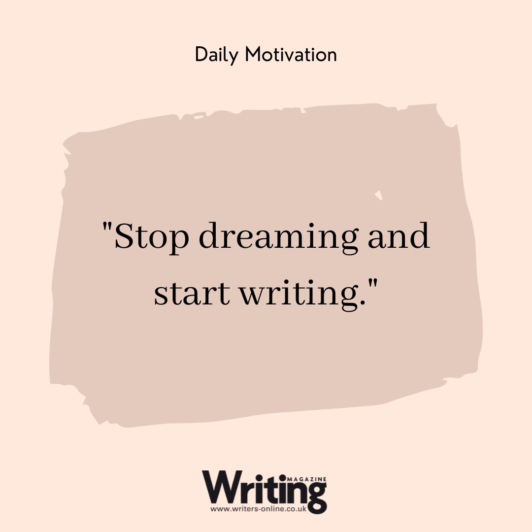 Want to be a writer? Then write.