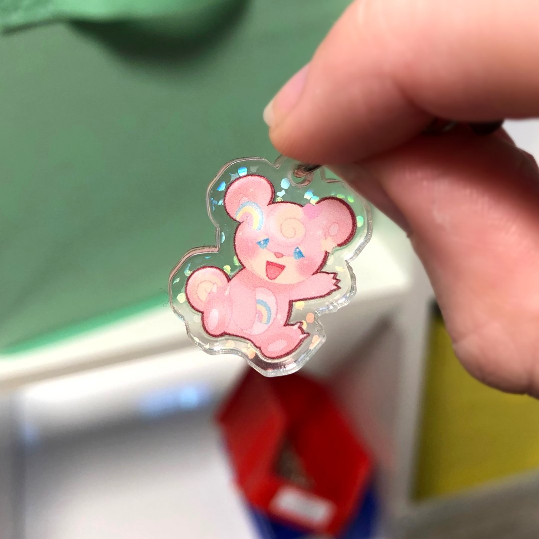 ZapCreatives's tweet photo. ✨Well HOLO there!✨ These holo acrylic charms by @fairiewhispers are SO adorable! 😍🧸💖 https://t.co/GbB0fLiJGk