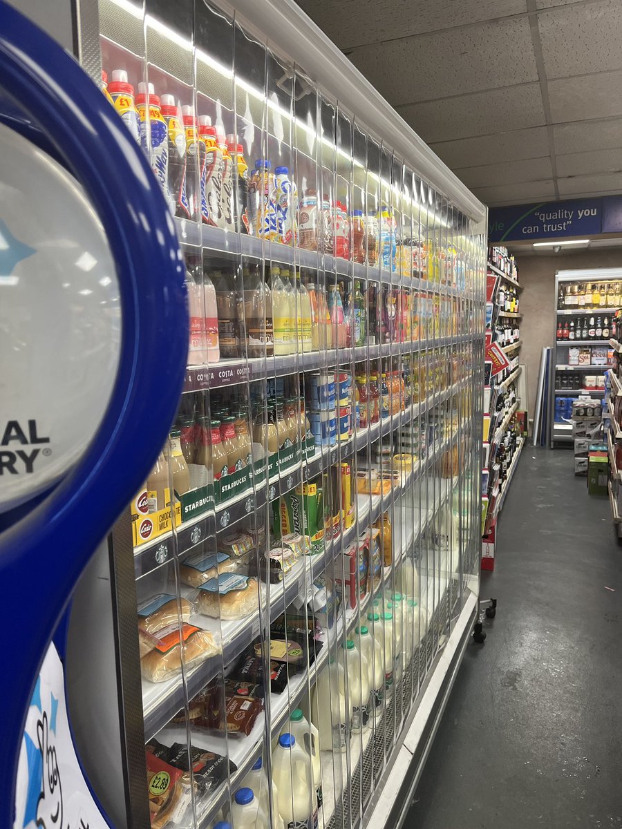 Coolcheck1's tweet photo. Energy saving curtains installed this week, very happy customer! A smart way to save with the rising energy prices… 👍🏼💡 #refrigeration #energysavings #energysavingcurtains https://t.co/PESi6WkRFE