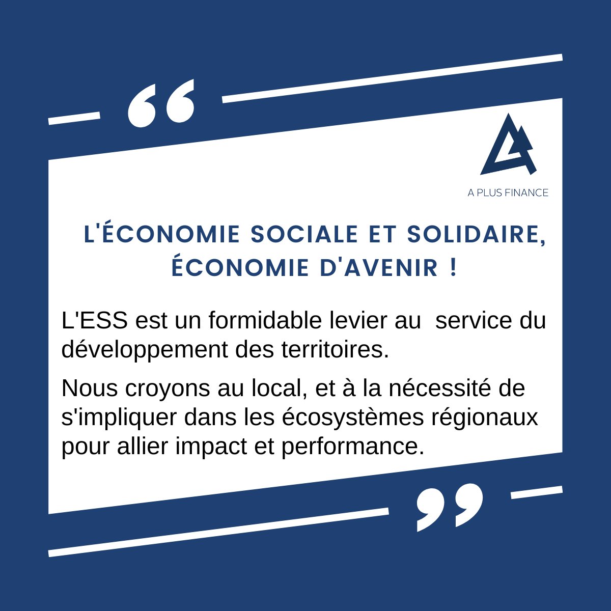 Notre volonté : démontrer que l'#ESS repose aussi sur des modèles économiques performants !
En 2020, nous avons créé avec J-M Sibué le 1er #fonds régional de l'ESS, InvESS't PACA. Depuis, InvESS't NA en Nouvelle-Aquitaine renforce notre présence locale, avec <a href="/go_dore/">GoDoré</a> 🙌
#Economie