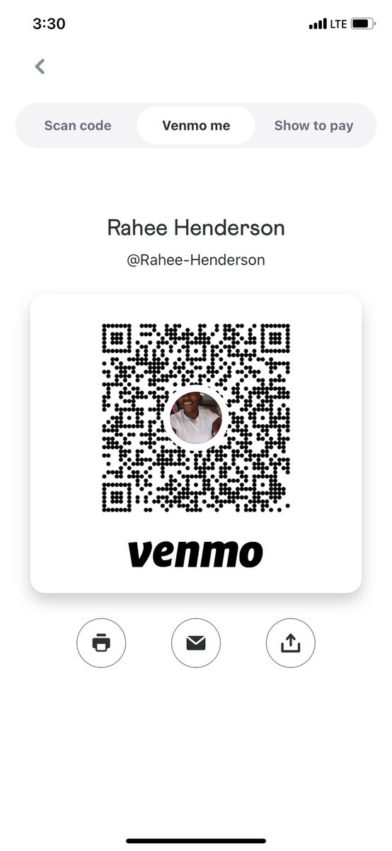 RaheeHenderson's tweet photo. @Venmo https://t.co/aTndAvS0b0
