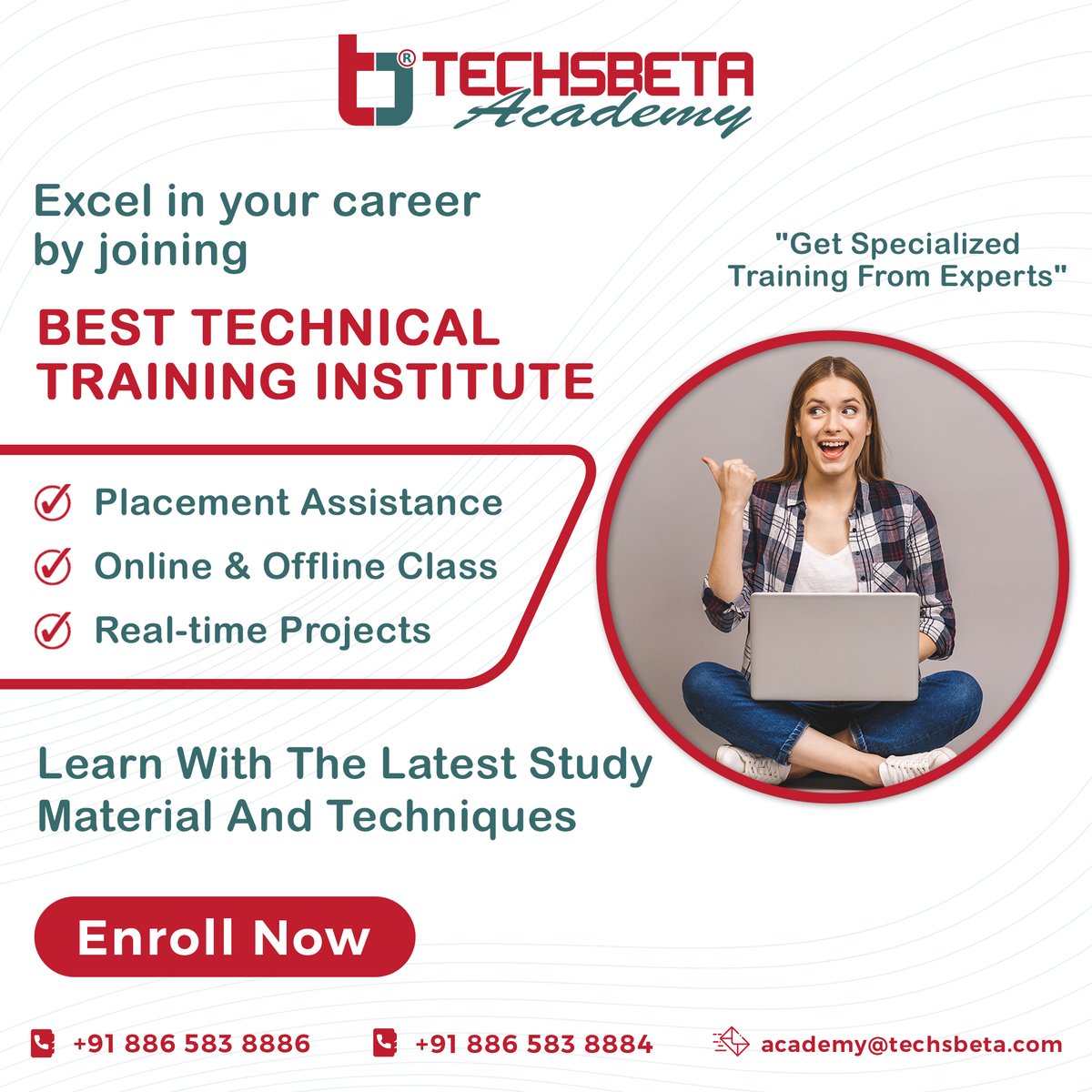 Techsbtaacademy's tweet image. #skillup
Build your career in 2023 by learning advanced skills now.
#Techsbetaacademy will help you reach your career goals.
Book your seats now.
For Registration 📲 call us at- 8865838884
LIMITED SEATS ARE AVAILABLE HURRY UP!!
#aligarh #institute #amu
#java 
#jobs #jobsearch
