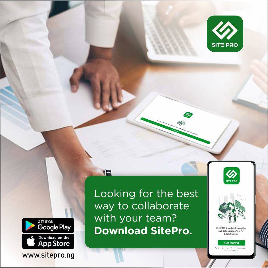 Looking for the best way to collaborate with your team?

Download SitePro✌🏻

For efficiency, choose SitePro!😄

SitePro App is available on Google Play. Click the link in our bio to download the app or visit our website for more info - sitepro.ng 

#SiteProHq