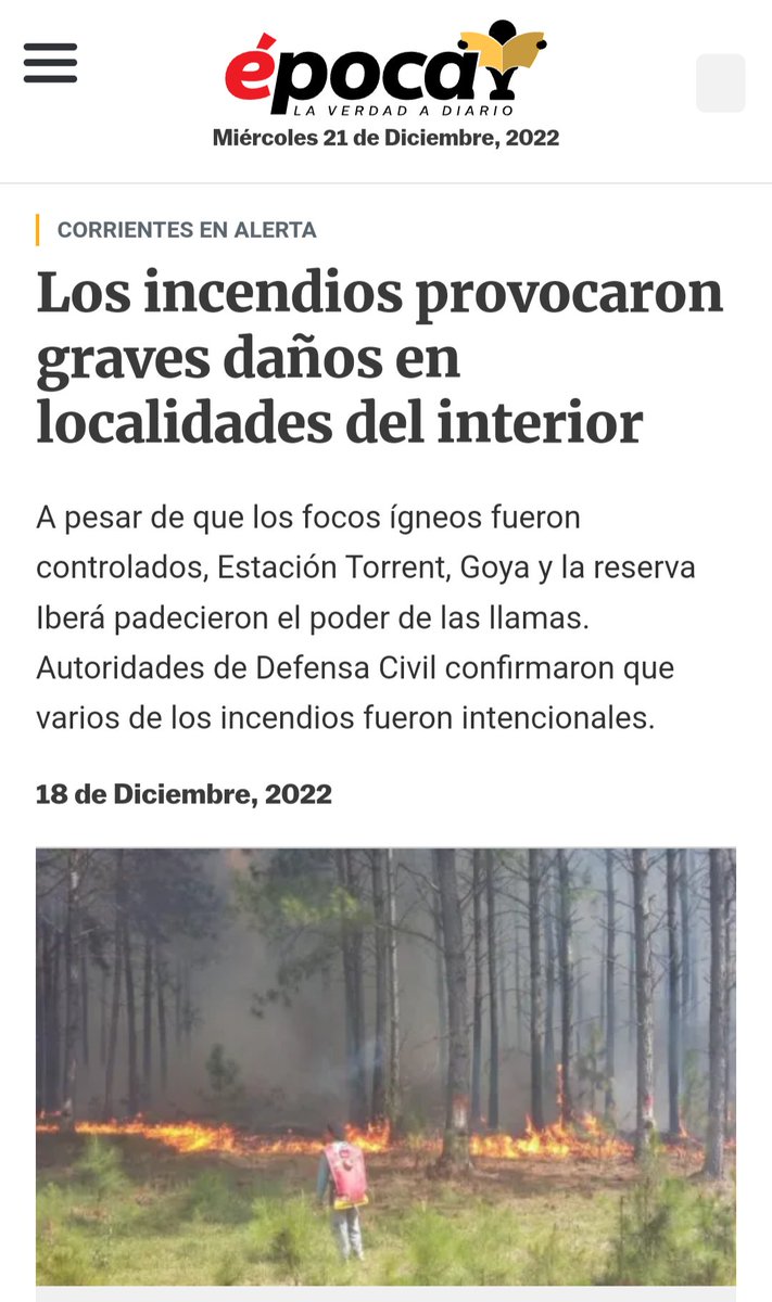 def_pastizales's tweet photo. 🤬La provincia se quema y nadie hace nada🧵

Después de 3 años seguidos de incendios en Corrientes y más de 1 millón de hectáreas hechas cenizas, no existen planes de prevención y/o control para mitigar las quemas intencionales. #BastaDeQuemas https://t.co/VVNkaUXKVd