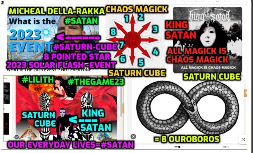n3v3rendinstory's tweet photo. #chaosmagick #Saturncube #operationmindfuck controlled by the Satan cube frequencies via tv/radio/phones all tech. #Satan prince of the airwaves wants to trap you forever in the #ouroborus #timeloop #deadpool aka #deadloop #8ball #infinity #eternallifeinhell https://t.co/G55BNwOUNt