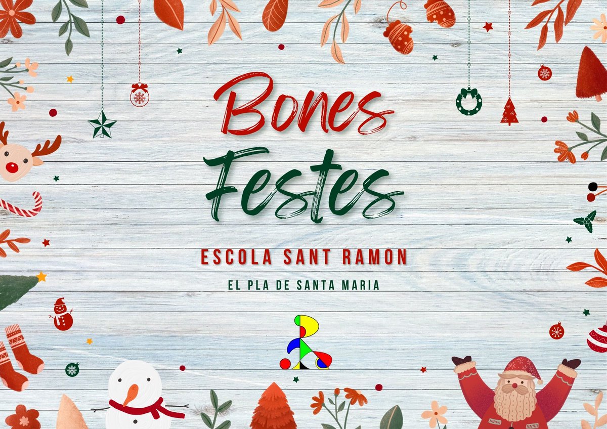 EscolaSantRamo1's tweet photo. L'Escola Sant Ramon us desitja Bones Festes! https://t.co/bKtmIpyn2K