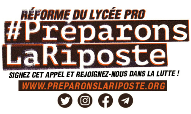 POURQUOI S'OPPOSER A LA RÉFORME DU LYCÉE PROFESSIONNEL ?
 Le gouvernement annonce un vaste changement dans les lycées pro : augmentation des périodes de stage de 50%,  développement de l’autonomie des établissements et  renforcement du lien école-entreprise, entre autres