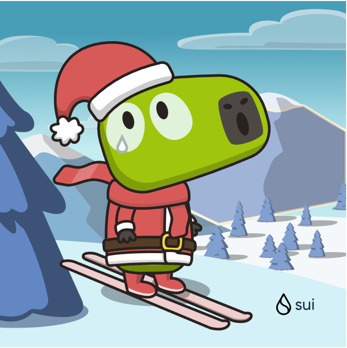 SuiLan = Suilan has always dreamed of meeting Santa since he was a child. I always went to the coldest places to see if I could find him, because he never had a real Christmas, but he always observed people talking about it in December. #CapyHolydays <a href="/SuiNetwork/">Sui</a> To be Continued..