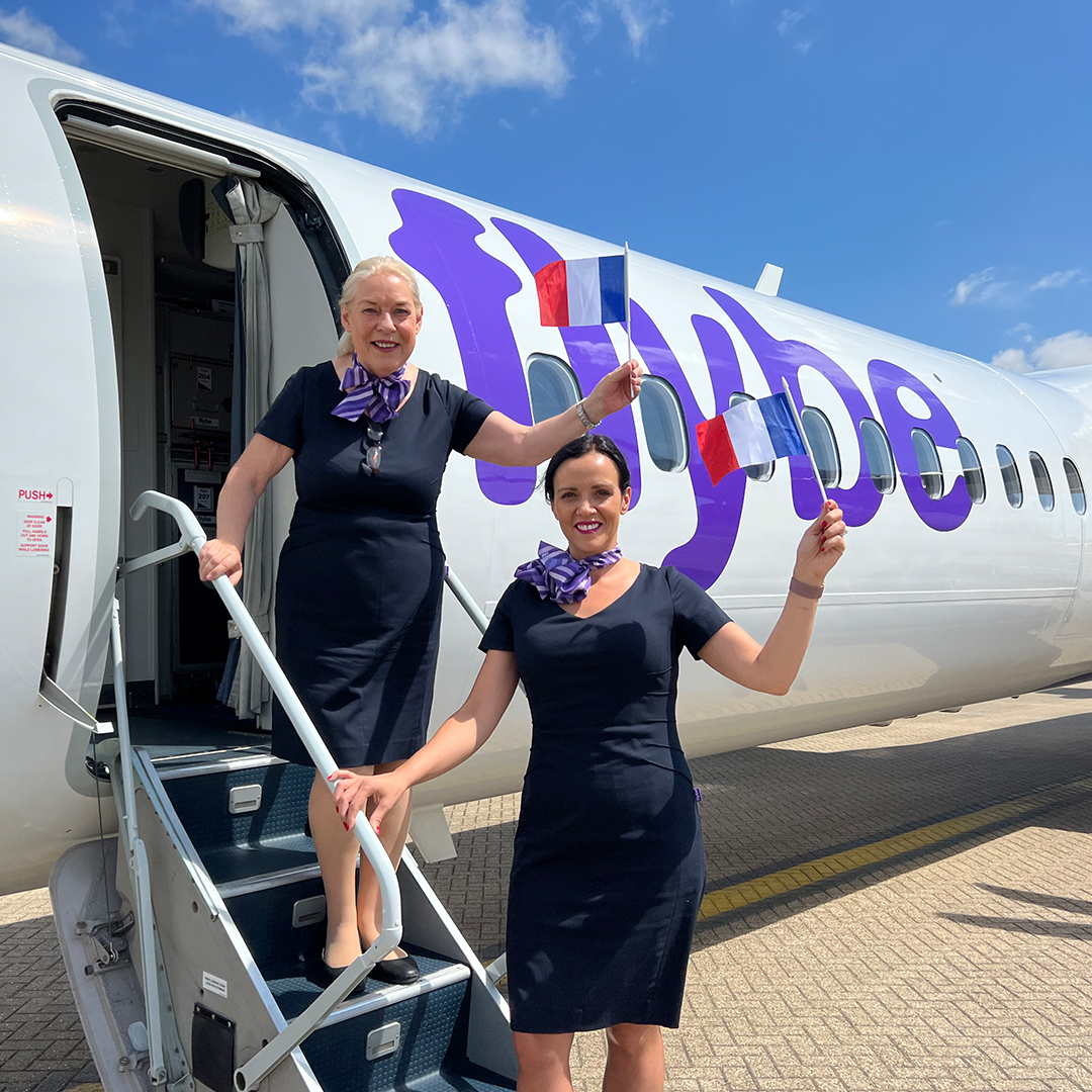 Summer 2023 is now on sale, including flights to Avignon, Brest and Bergerac in France. Visit flybe.com to discover all our destinations. #letsflybe