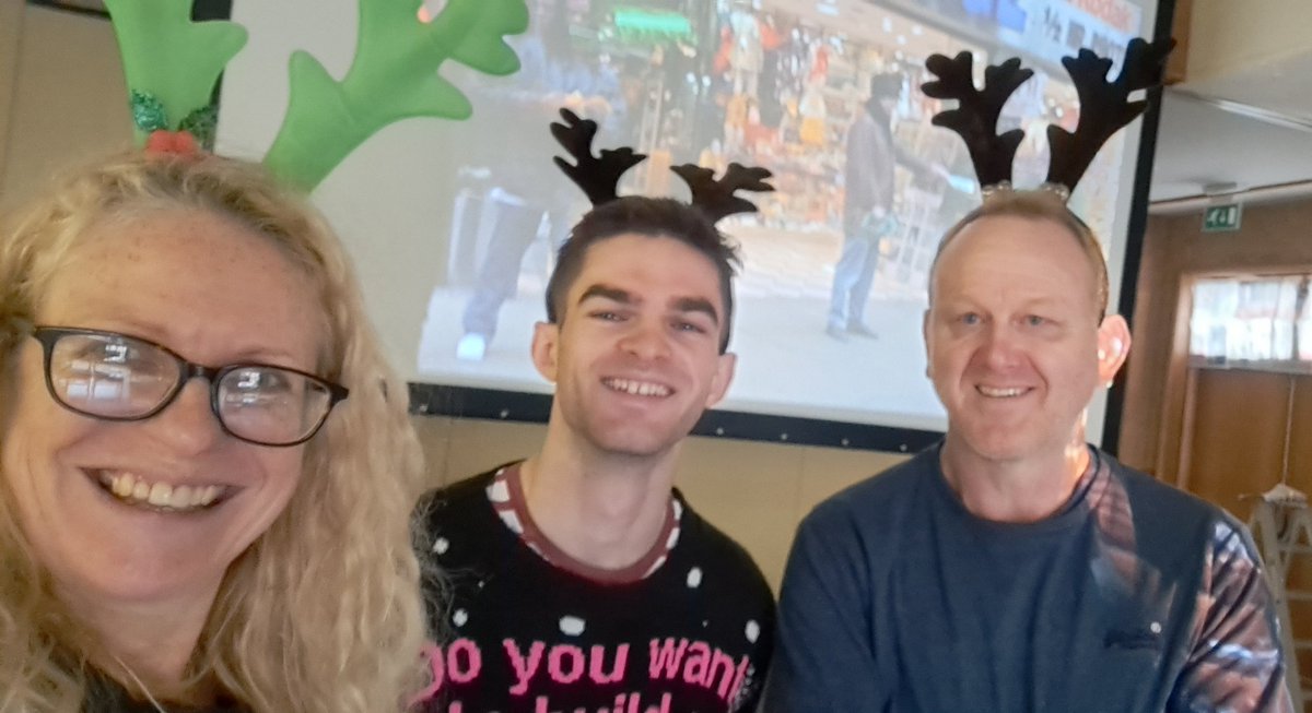 OurSceneCIC's tweet photo. Fab to be working with the lovely Ben from @ScreenB14 for our first #ourscreen film events!! Here we are ready to welcome guests to Elf! https://t.co/i10OyBWLJR