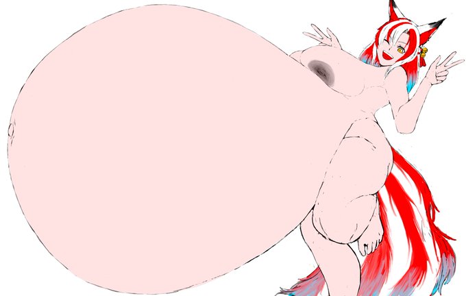 狐娘たくさん描いて、自分でもオリジナルで狐娘描いてみたい思って狐面を参考に試運転で描いたら、えらく賑やかな女に…。
I drew a lot of fox girls, and I wanted to draw my own original fox girl, so I used a fox mask as a reference, but it turned out to be a very flashy fox girl.... 