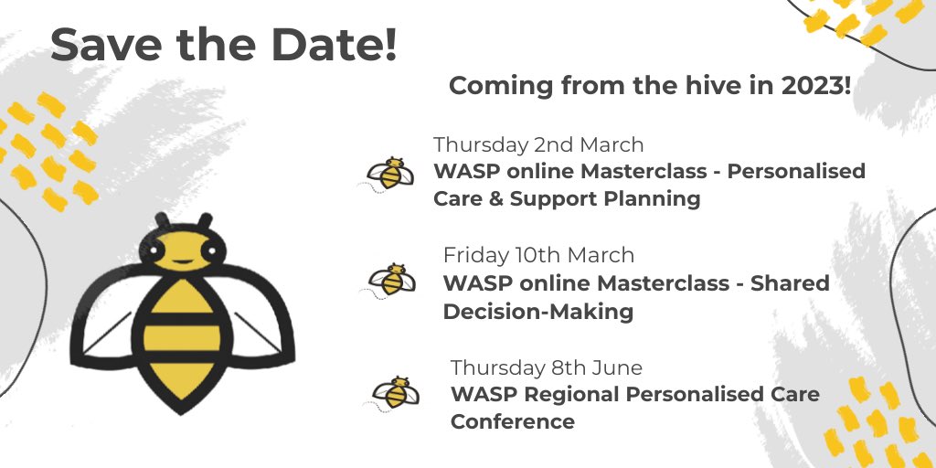 WASP_Pers_Care's tweet photo. Excited to share this!
If you’d like to be the first to get further details in the New Year, please subscribe to our mailing list here https://t.co/lyd3RVomTZ
#personalisedcare #behaviourchangebuzz #TrainingandDevelopment #personalisation https://t.co/TYElonH41L