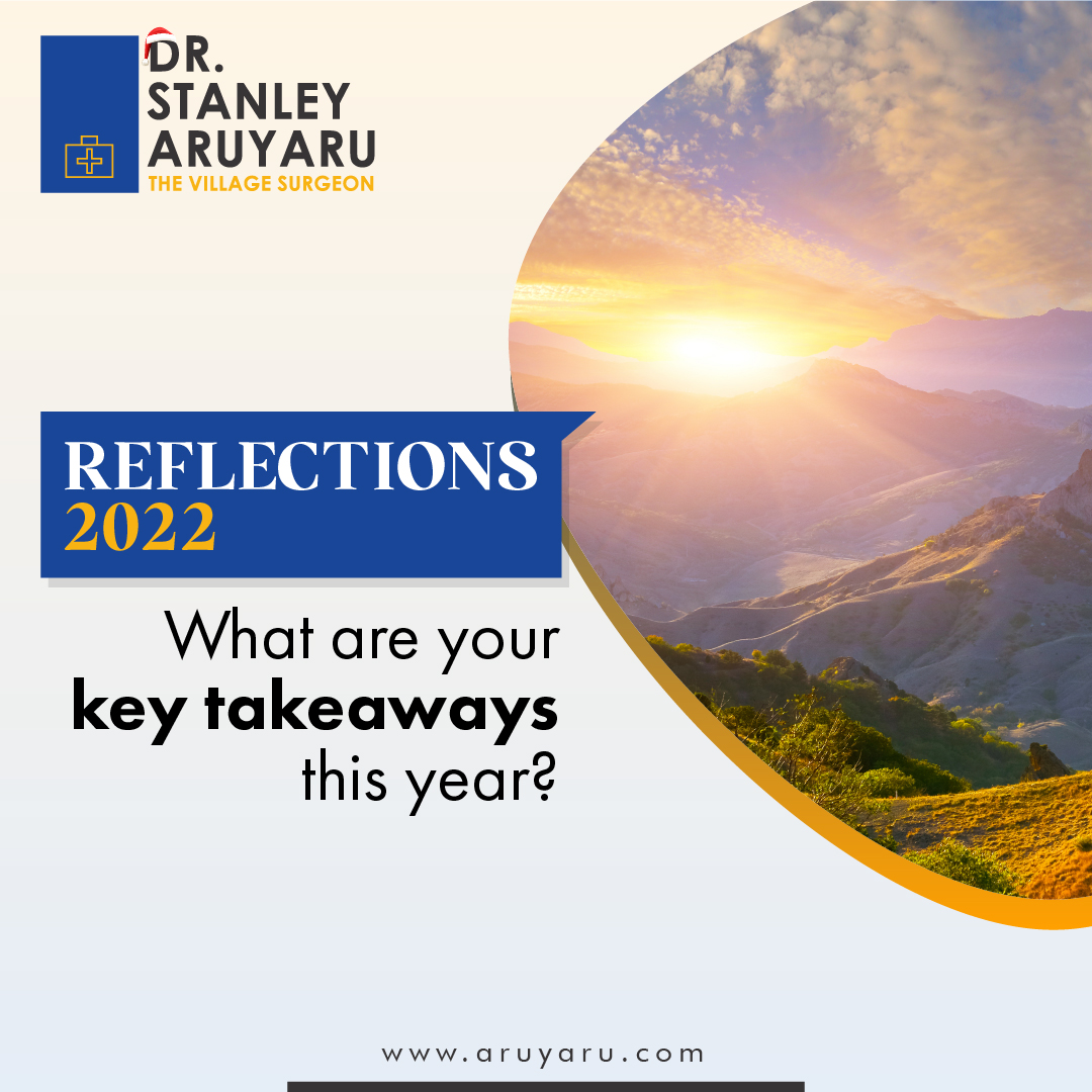 arumwesta's tweet photo. So, we are coming to the end of 2022. It has been a wild year. What would you say are your key takeaways? #Reflections2022 #TheVillageSurgeon https://t.co/a4Ej2bI9DP
