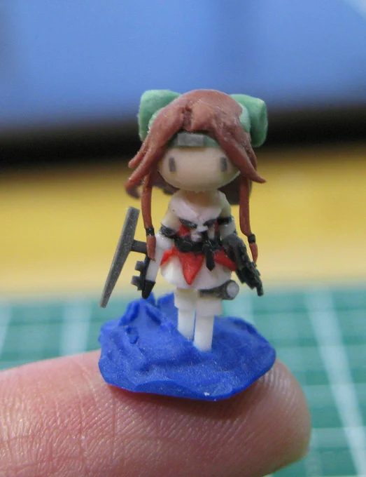 #作品を載せて自分の作品を知ってもらおう作品と言うとこういうのかね樹脂粘土は良いぞ 