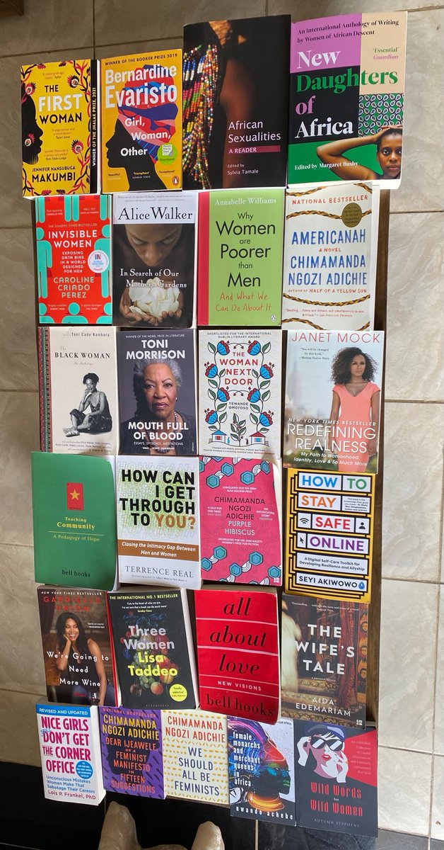 GenderTalk211's tweet photo. Ending the year with the launch of our feminist library, with 80 books written primarily by African and black feminists. We hope to grow &amp; turn this into a resource center with time, but for now, the books will be accessible in our office for those who would like to borrow #SSOT https://t.co/HmwjkhsKTm