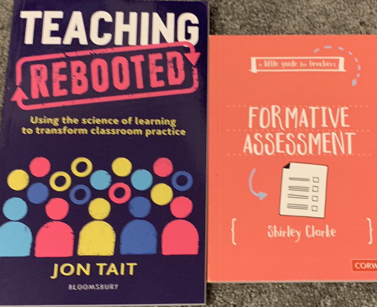 December 21st

Follow and retweet to win these amazing books, pen and chocolate. 

✨A signed copy of Formative Assessment <a href="/shirleyclarke_/">Shirley Clarke FCCT</a> 

✨Think! Metacognition-powered primary teaching <a href="/anoara_a/">Anoara Mughal FCCT NPQH</a> 

✨The Science of Learning <a href="/BradleyKBusch/">Brad Busch</a> 

✨Teaching Rebooted <a href="/TeamTait/">Jon Tait 🎓</a>