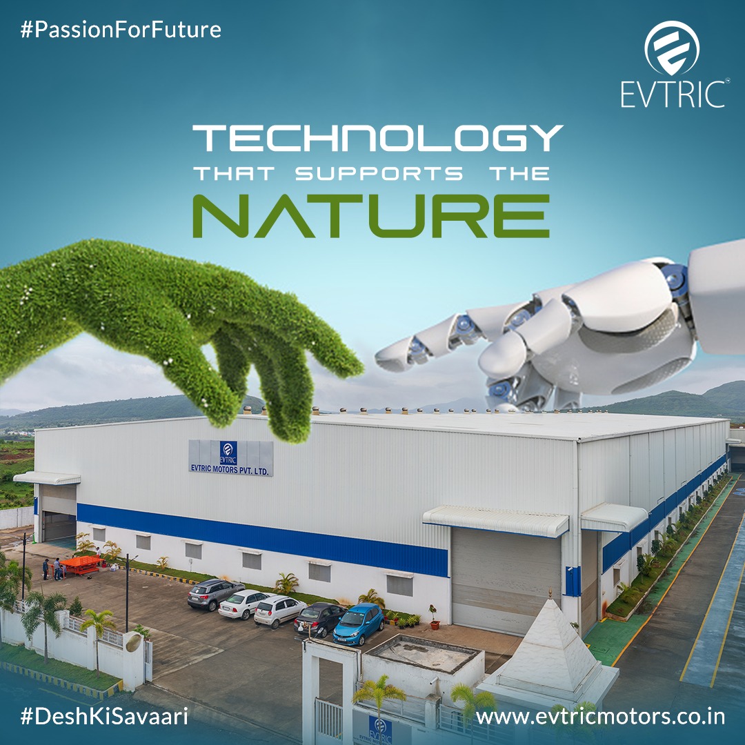 EvtricL's tweet photo. At EVTRIC we work to deliver the best technology and we always keep nature first in all of our efforts.
#Nature #EVTRICPlant #Technology #Innovation #RideToPower #EVTRIC #EvtricMotors #Ev #EVinIndia #MakeInIndia #MadeInIndia #Electrifying #PassionforFuture #DeshKiSavaari https://t.co/zBFk0z5gxz