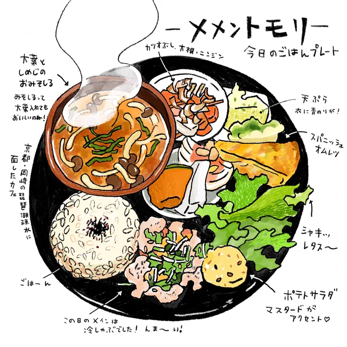 美味しかった食べ物イラストまとめ来年もたくさん美味しいものが食べたい!!!!!!!!ほぼ京都です。結構前に描いたものも含むので値段とかメニューが変わってたりとかもあると思います〜。悪しからず(^^)ツリーに続きます!1/5#食べ物イラスト 