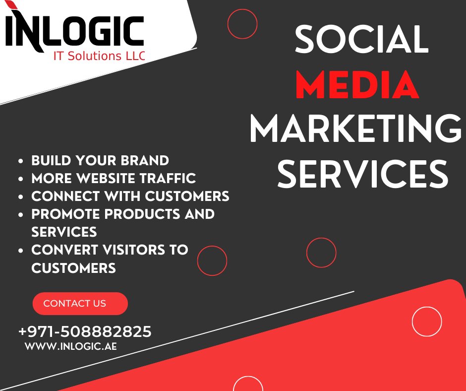 InLogicUAE's tweet photo. If you want to expand your business and get more leads through social media platforms, then contact with Inlogic IT Solutions for their amazing SMM services.

#digitalmarketing #marketing #socialmediamarketing #socialmedia #business #seo #branding #marketingdigital #dubai https://t.co/fSE3jEP7jX