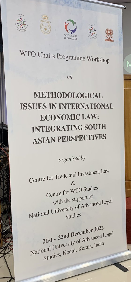 ColinPicker's tweet image. Finishing up in Kochi, India, at an important capacity development event, through the WTO Chairs Program, talking methodology and preferential trade agreements. @uow @ctil_india