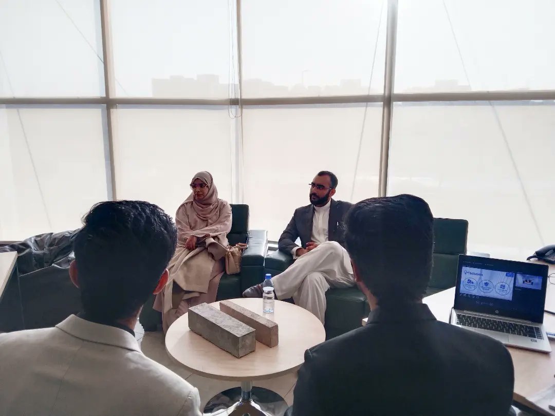 AlumniNUST's tweet photo. Hassan Adnan Malik, CEME 2018, currently working as Project Manager at Saudi Naval Supports Corporation, KSA and Finance Secretary of @NUSTAlumni_KSA visited #NUST on Tuesday, 20th December 2022. He visited the Bendcrete, a pre-incubation startup at @nstp_official and https://t.co/kMsImgBmdF