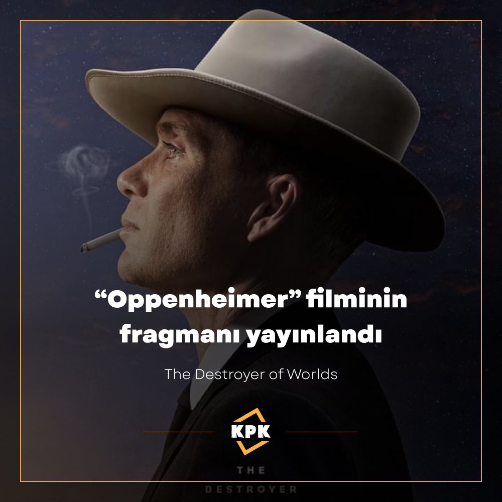 “ilk nükleer bombanın babası” olarak anılan J. Robert Oppenheimer‘in hikayesi konu alacak Christopher Nolan filmi  “Oppenheimer” filminin fragmanı yayınlandı.

kapakmagazin.com/christopher-no…

#Oppenheimer #ChristopherNolan #movie #sinema #film #CillianMurphy #kpk