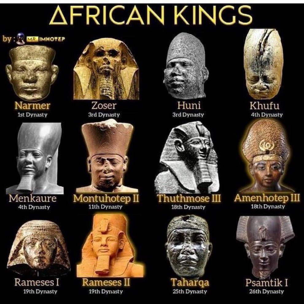 Great African kings an African kingdom. Black Africa, the entire African continent is black Africa the Arabs invaded the continent and that is why they were the majority in North Africa.#BlackTwitter. Block Egypt.#PanAfrican.